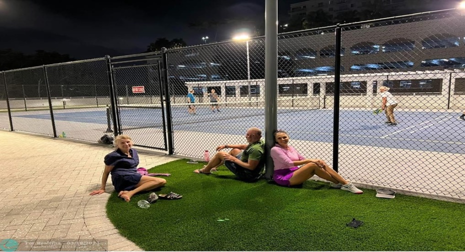 Enjoy the Pickle Ball Courts and mingle with other residents