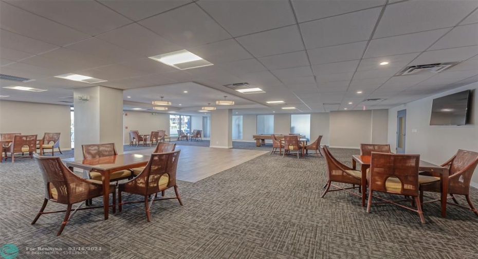 Reserve this updated Clubroom for a private party!