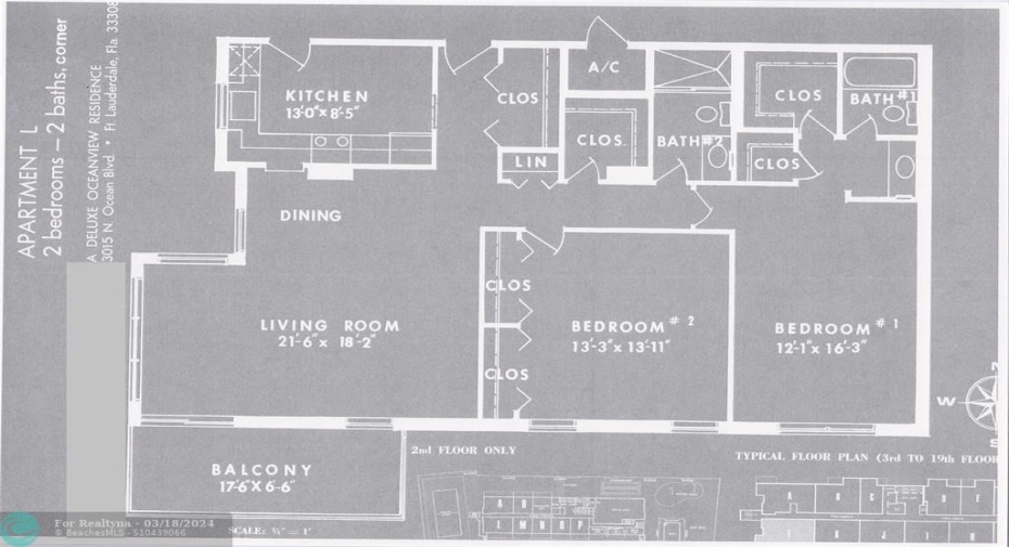 Largest Floor Plan in the building