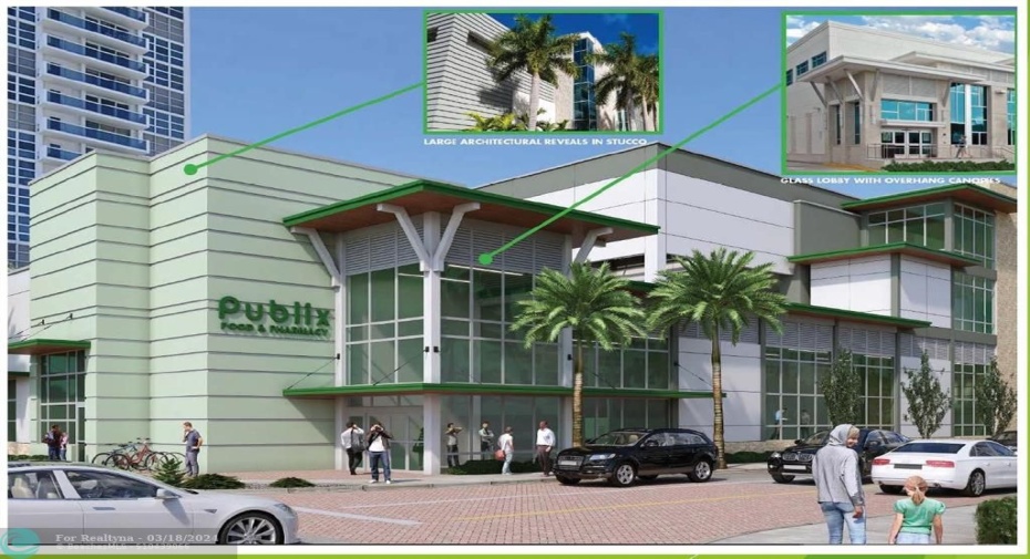 Rendering of new Publix coming soon across the street from Berkley South