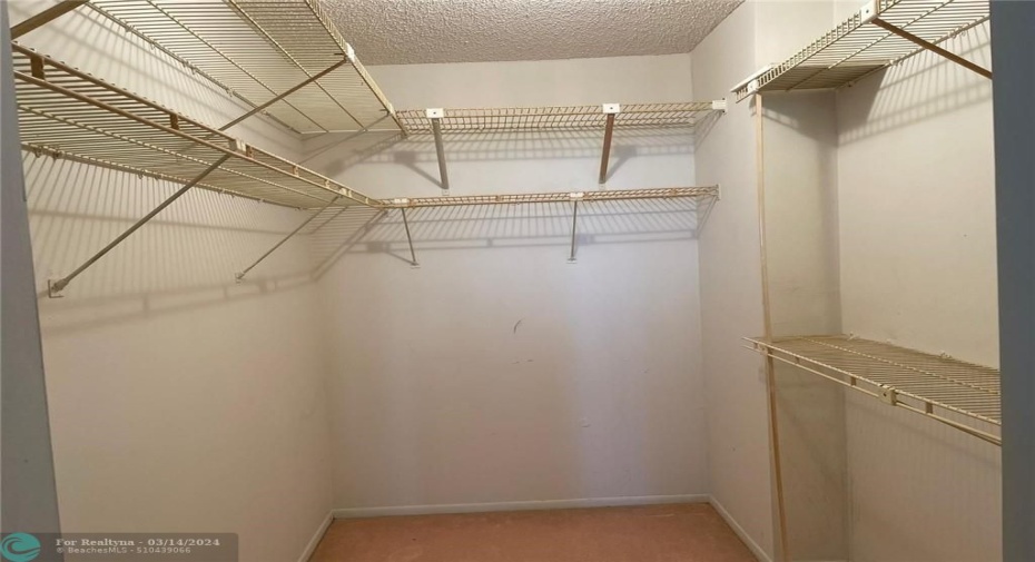 Master closet