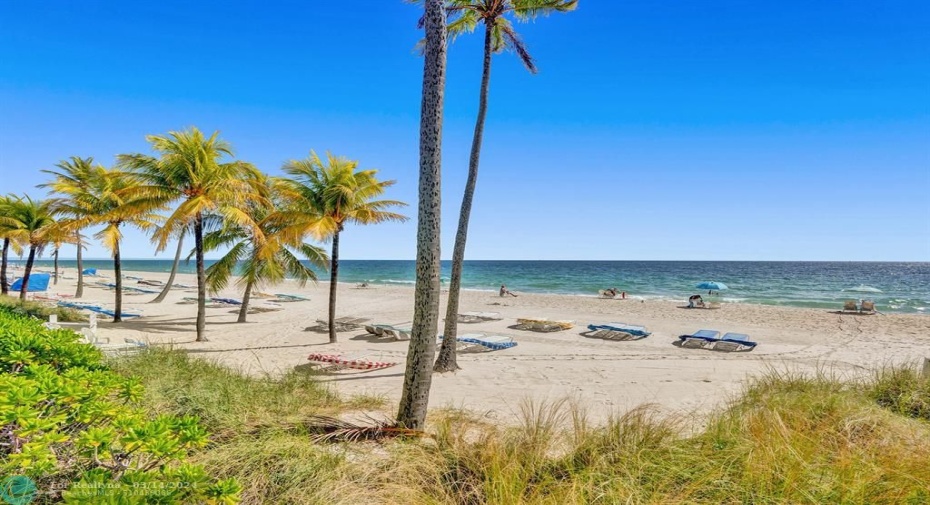 private beach