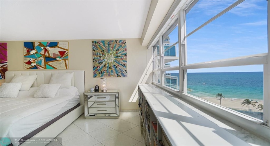 guest bedroom ocean views