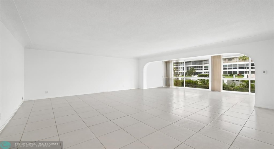 view from living area