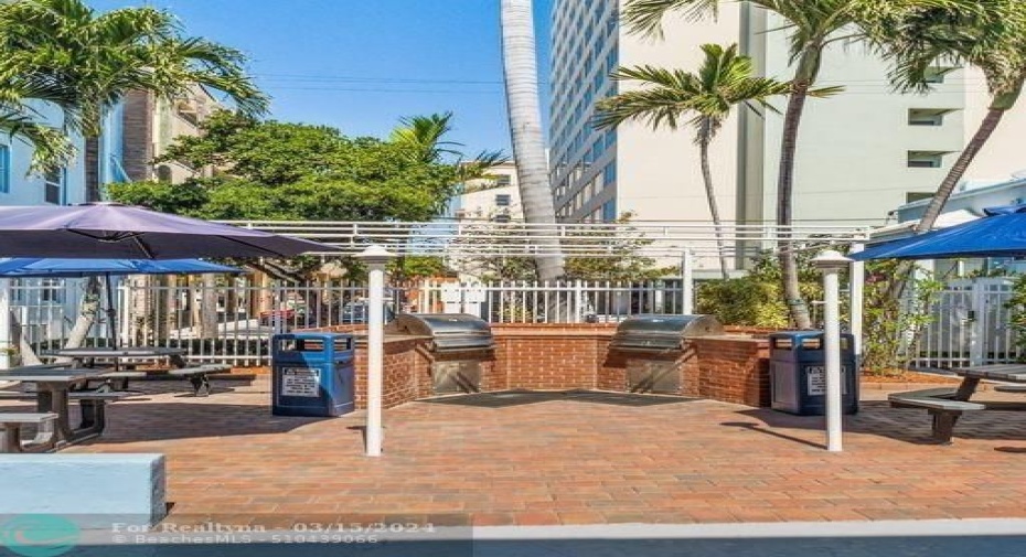 Barbecue and picnic area
