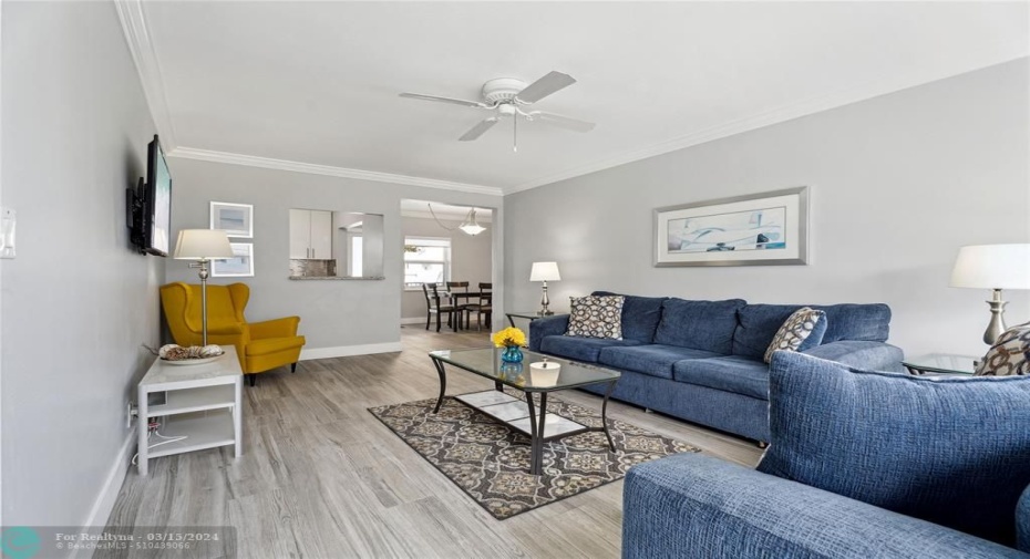 Large spacious living area