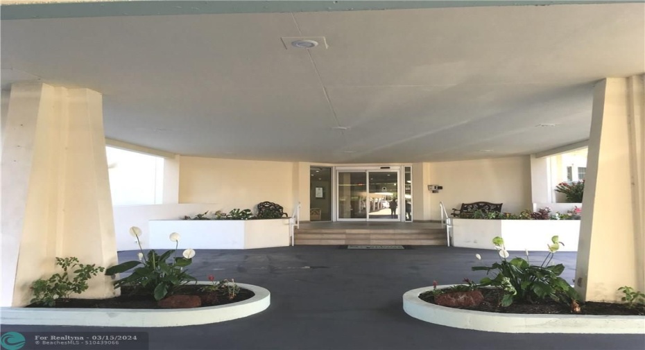 Covered Building Entry