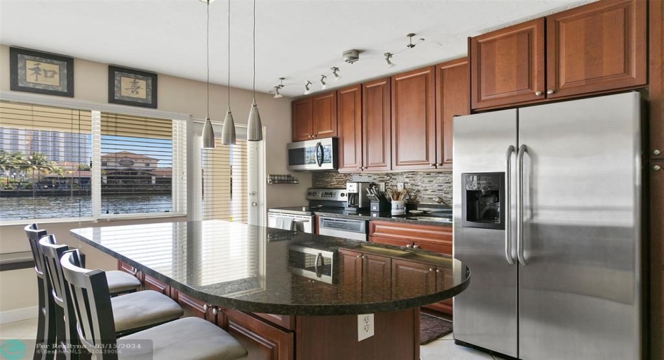 Kitchen and Island