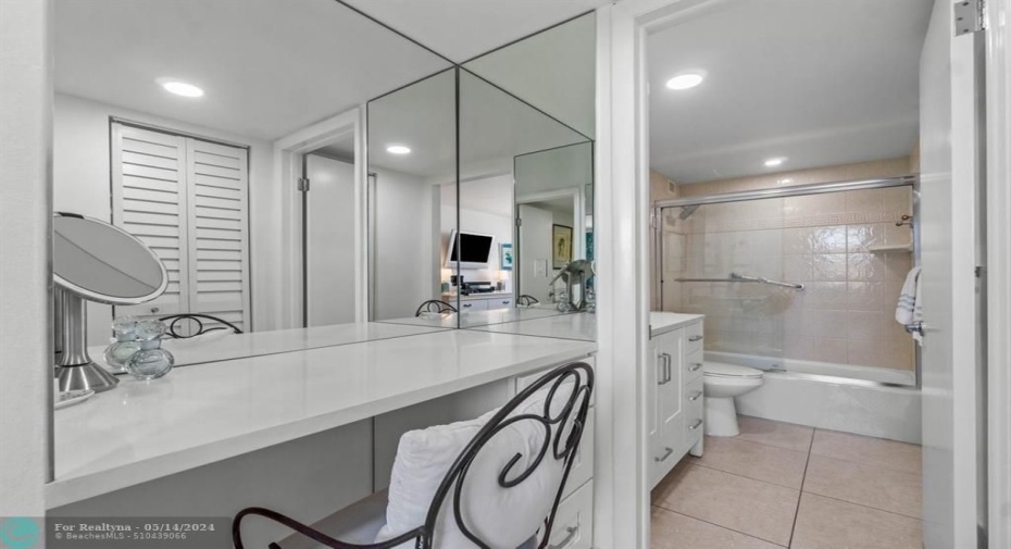 Primary bathroom.