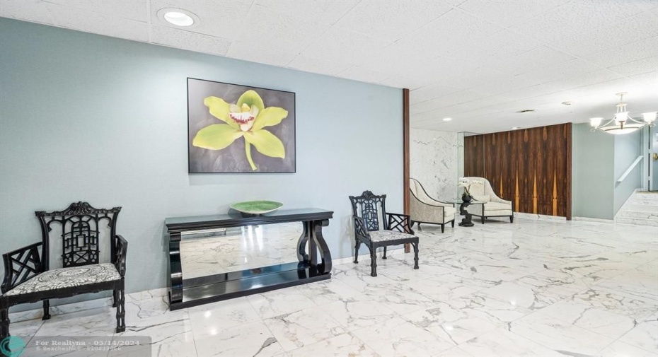 Lobby at La Palma.