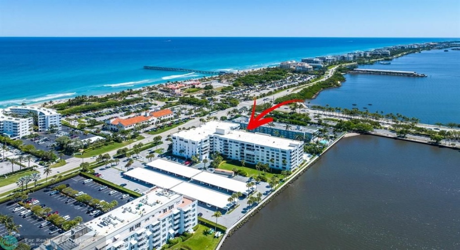 Between the ocean and the intracoastal.