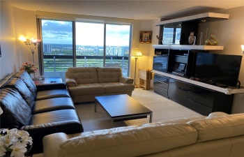 Living room with balcony