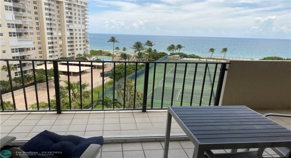 view from living room