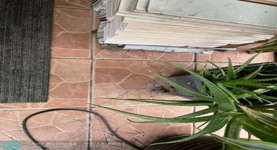 Balcony tile flooring
