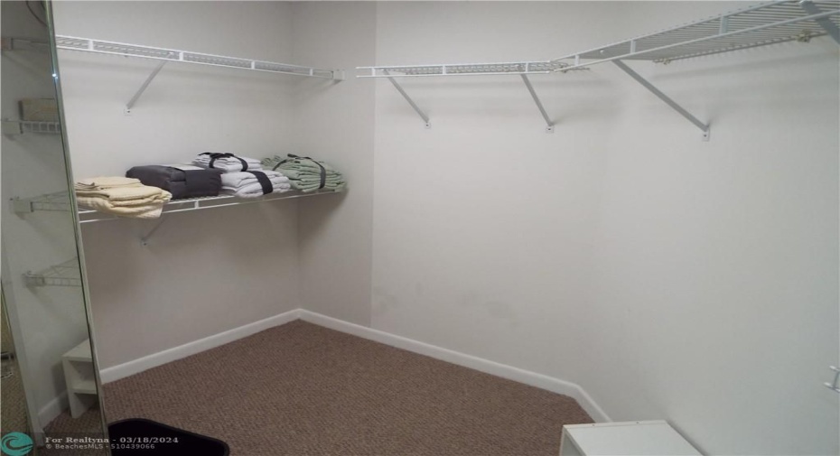 Master closet