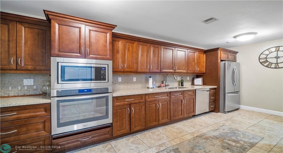 newly updated clubhouse kitchen