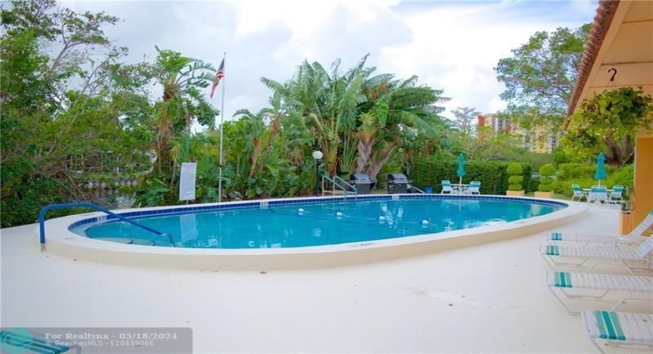 heated pool
