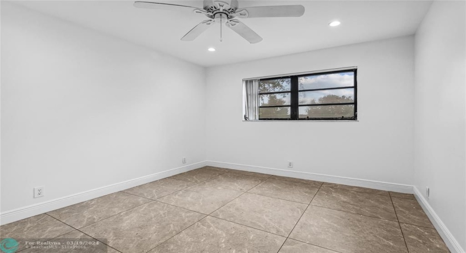 Bedroom Two Vacant