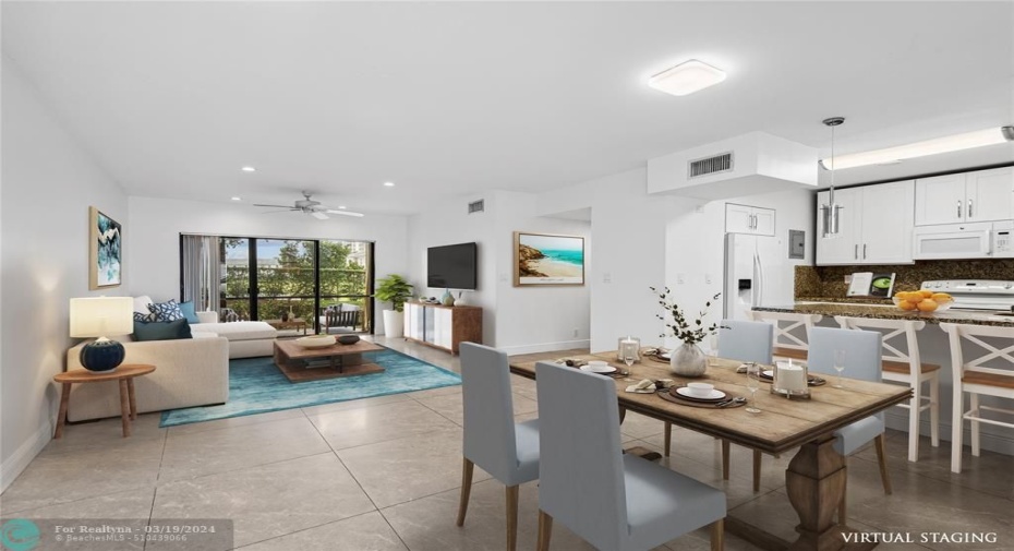 Living/Dining Combo *Virtually Staged*