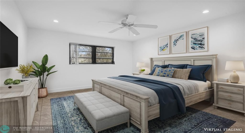Master Bedroom *Virtually Staged*