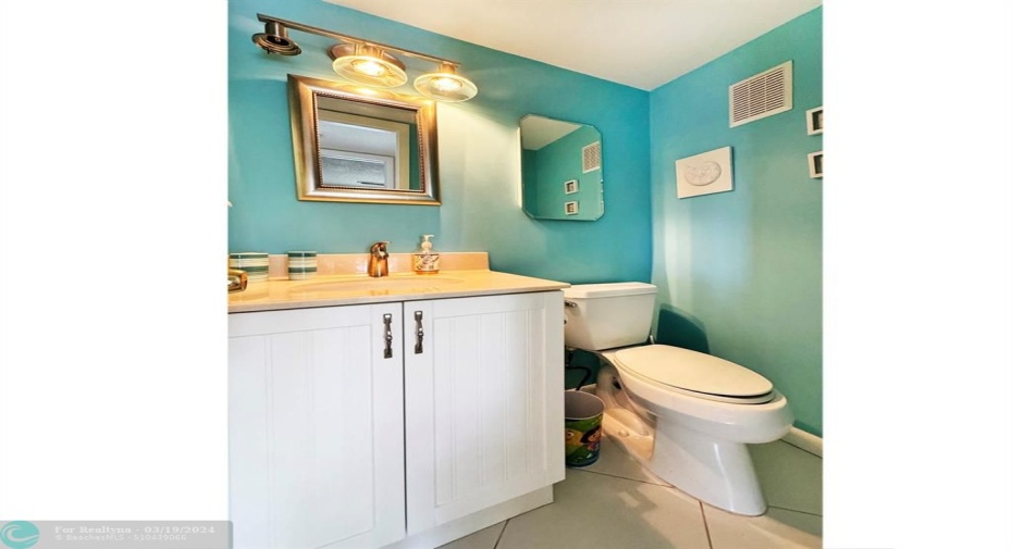 Updated Guest Bath Features New Vanity & Fixtures