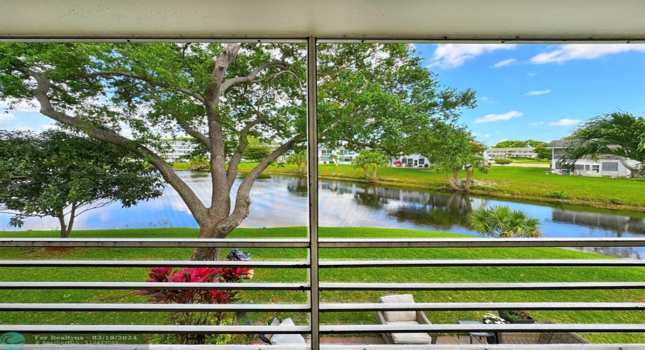 Beautiful 2nd Floor Waterview from Patio