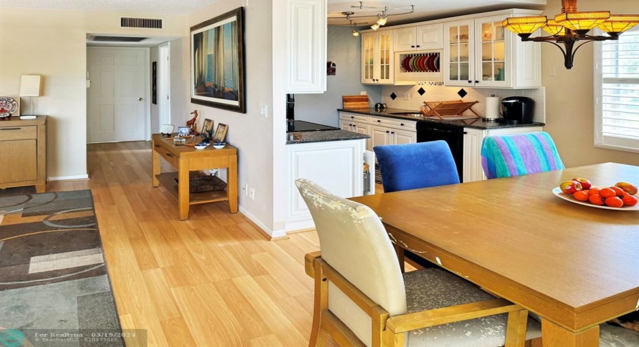 Lovely Laminate Flooring is Thru-out the Condo