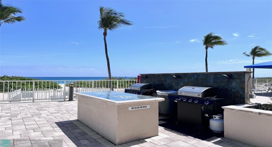 Pool deck