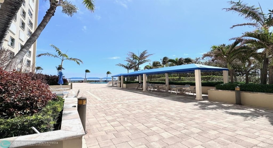 Pool deck
