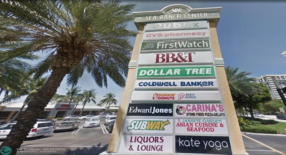 You are less than a mile from shopping area.