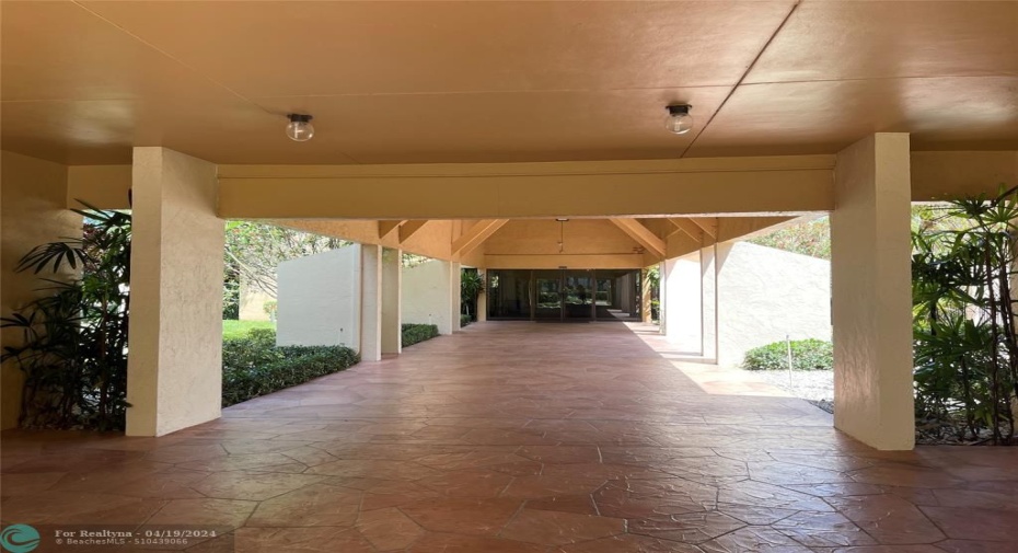 Entrance to club house