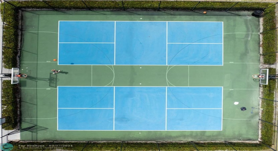 tennis courts