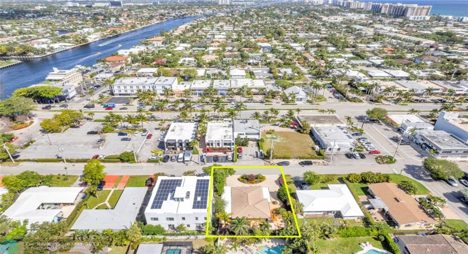 Birdseye View looking north