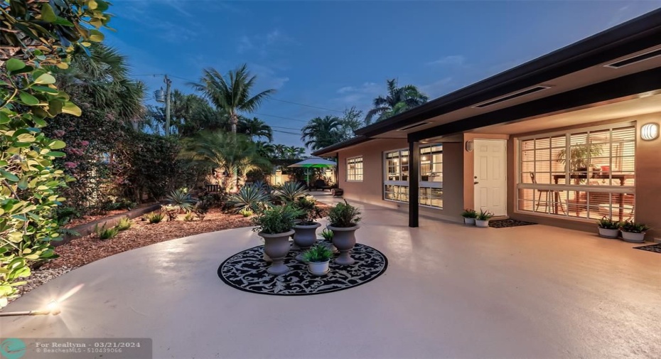 Night Photos with Exterior Lighting