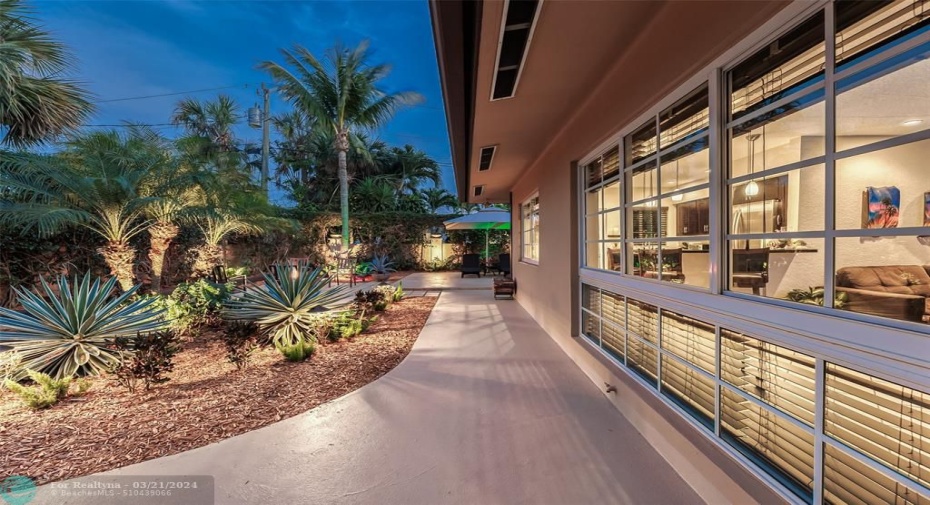 Night Photos with Exterior Lighting