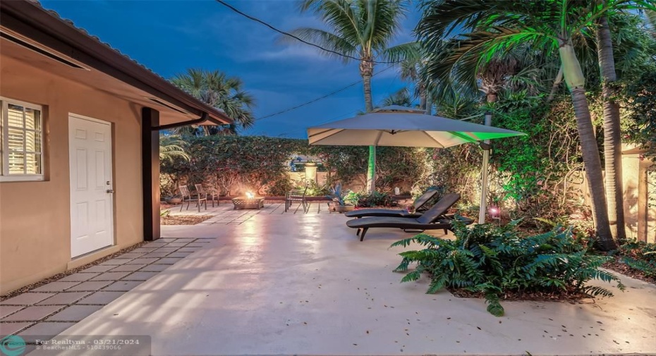 Night Photos with Exterior Lighting