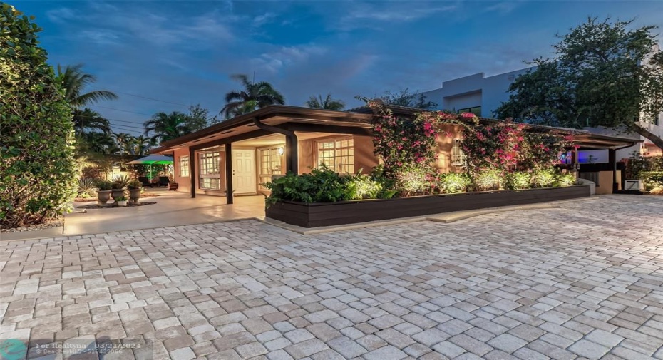 Night Photos with Exterior Lighting