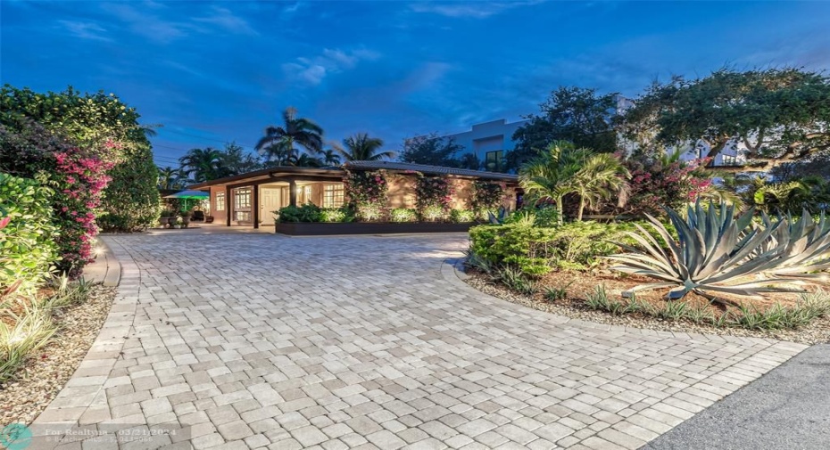 Night Photos with Exterior Lighting