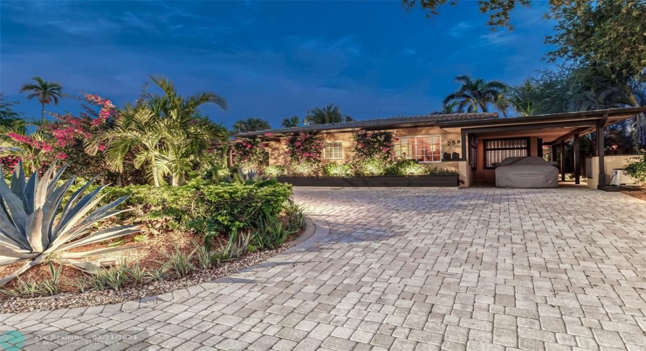 Night Photos with Exterior Lighting