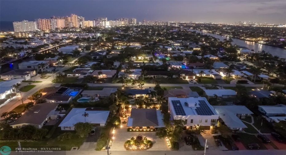 Night Photos with Exterior Lighting
