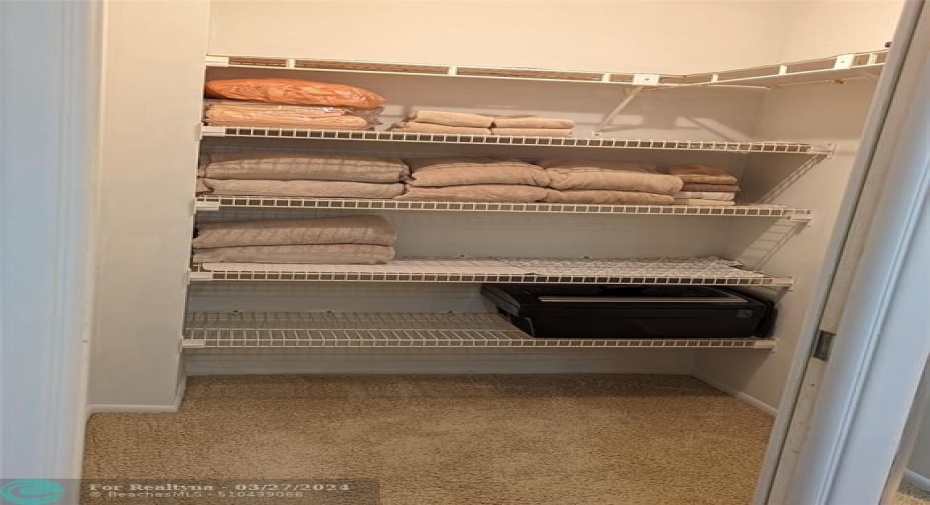 Primary Walk in Closet