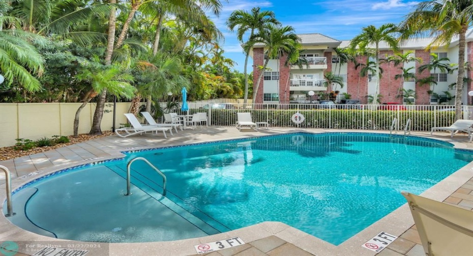 Brand new community heated pool.
