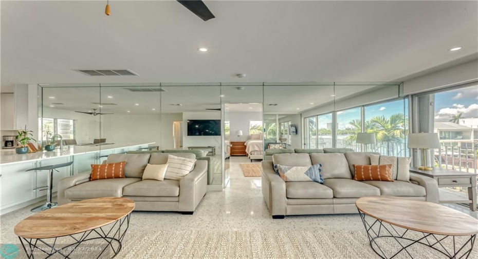 entrance to master bedroom from living area