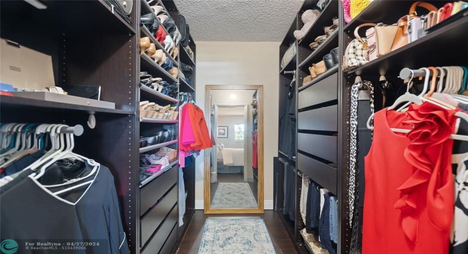 Master closet