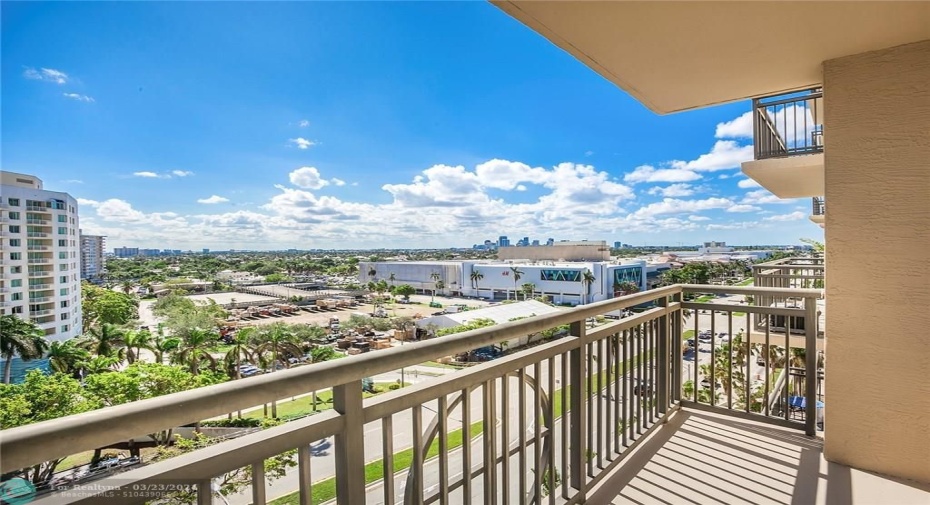 South West View of  Fort Lauderdale and Galleria Mall