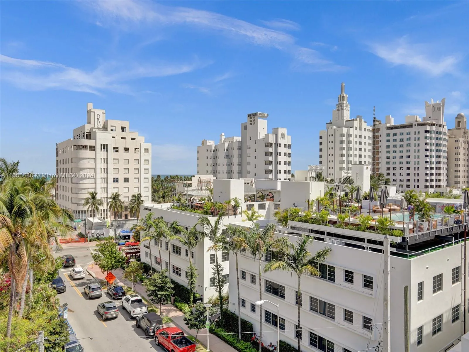 Ocean Views from this corner unit with two balconies