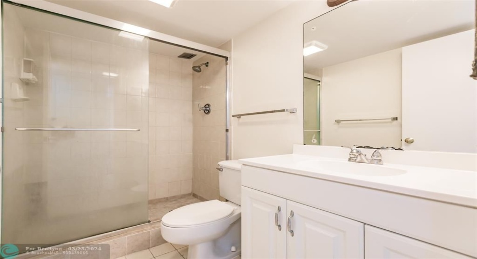 Updated guest bathroom