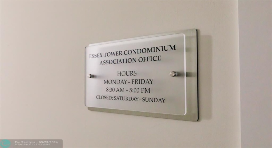 Onsite management office