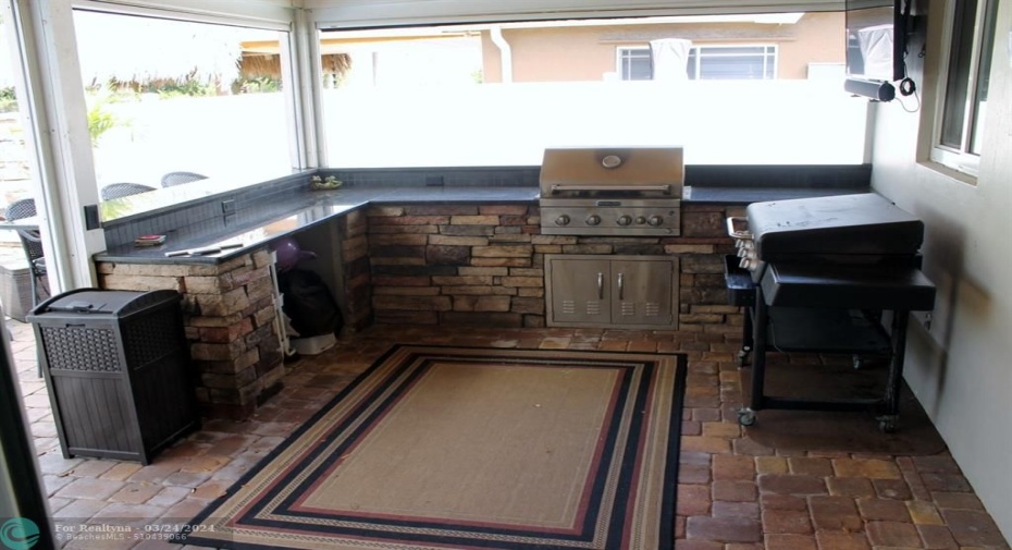 Summer kitchen, porch