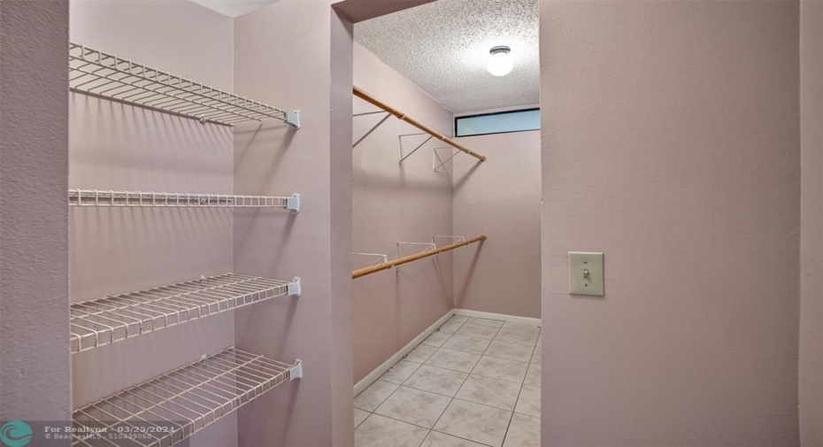 Primary Walk-In Closet